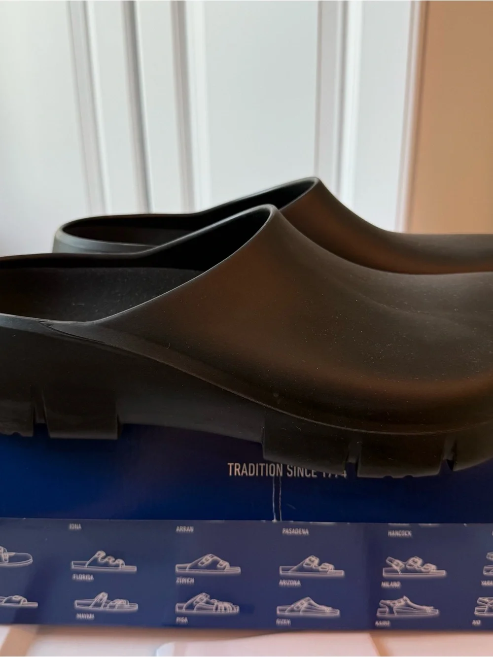 Birkenstock Black Professional Slip-On Clog Platform Mule